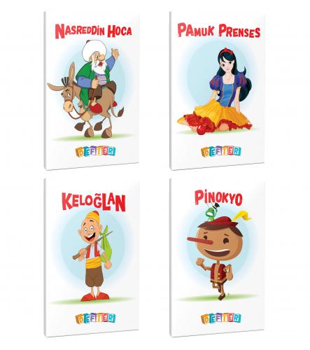 4'lü 64 Sayfa 13,5x19,5 Okul Defteri Seti 5 - Halkkitabevi