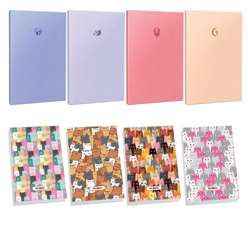 4lü 64 Sayfa Çizgisiz Defter Seti ve 4 Bloknot 3 - Halkkitabevi