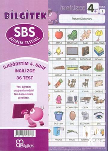 4.Sınıf İngilizce SBS Çek Kopar Yaprak Test - Bilgitek