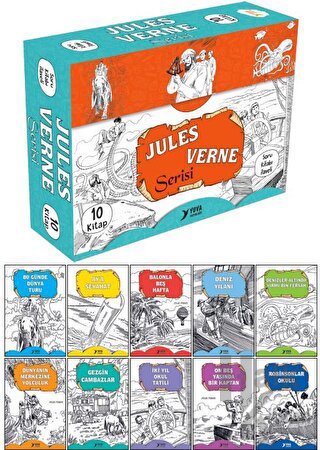 4. Sınıf Jules Verne Serisi (10 Kitaplık Set)