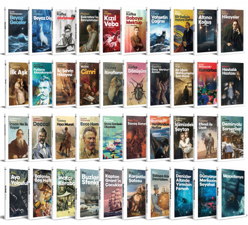 Büyük Dünya Klasikleri Seti - 40 Kitap - Halkkitabevi