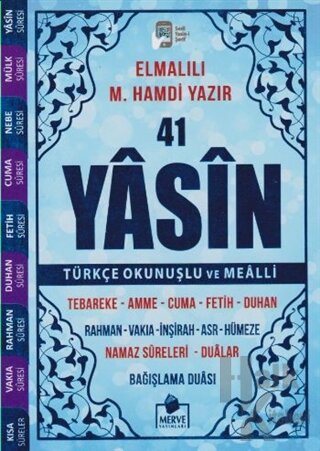 41 Yasin Çanta Boy Türkçe Okunuşlu ve Mealli (Kod 39)
