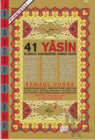 41 Yasin Türkçe Okunuşları ve Açıklamaları (Fihristli) - Halkkitabevi