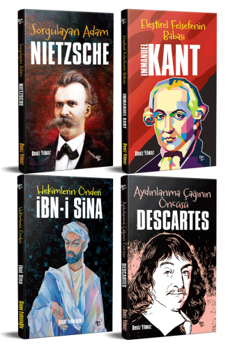 Dünyayı Değiştiren İnsanlar 4 Kitap Nietzche-Kant-Descartes-İbni Sina