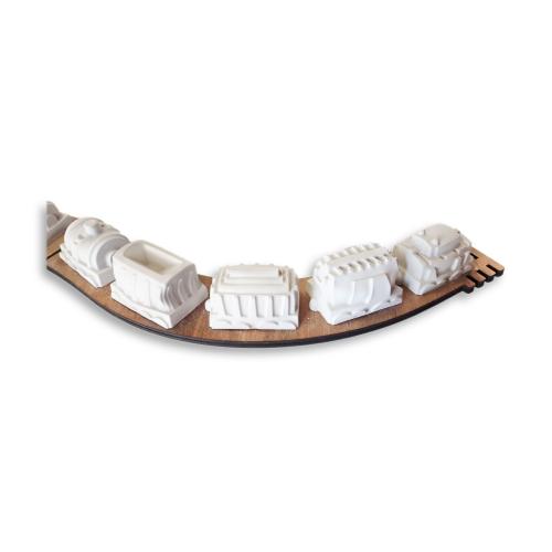 Ahşap Raylı Beton Tren - Halkkitabevi