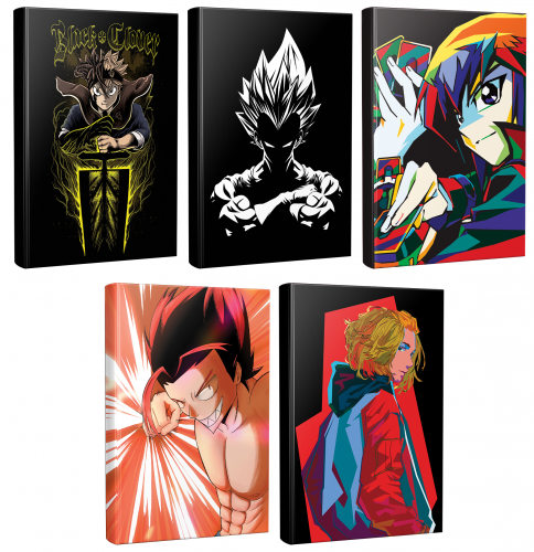 5 Defter Black Clover-Dragon Ball-Punch-Gambit-Tokyo Revengers - Halkk