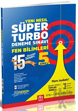 5. Sınıf Fen Bilimleri Yeni Nesil Süper Turbo Deneme Sınavı Model Eğitim Yayıncılık