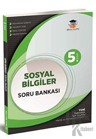 5. Sınıf Sosyal Bilgiler Soru Bankası Zeka Küpü Yayınları - Halkkitabe