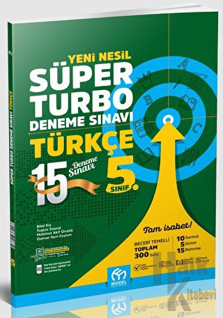5. Sınıf Türkçe Yeni Nesil Süper Turbo Deneme Sınavı Model Eğitim Yayıncılık
