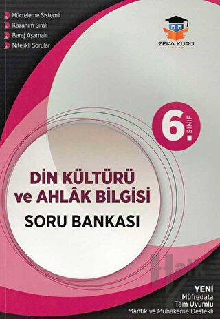 6. Sınıf Din Kültürü ve Ahlak Bilgisi Soru Bankası Zeka Küpü Yayınları