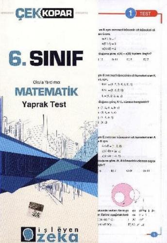 6.Sınıf Matematik Yaprak Test (31 Test) - Halkkitabevi