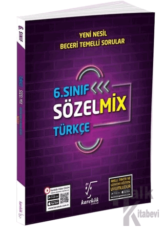 6. Sınıf Türkçe Sözel Mix Soru Bankası - Halkkitabevi