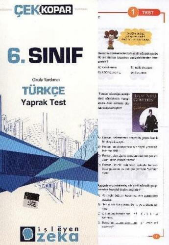 6.Sınıf Türkçe Yaprak Test (31 Test) - Halkkitabevi