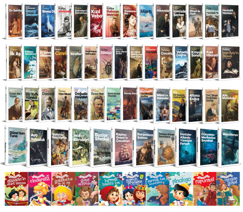 Büyük Dünya Klasikleri - 64 Klasik ve Resimli Masallar - Halkkitabevi