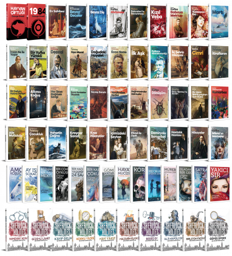 Büyük Dünya Klasikleri Seti - 68 Kitap - Halkkitabevi