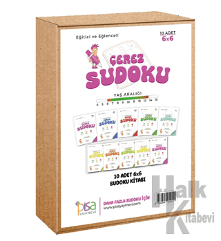 6X6 Eğitici ve Eğlenceli 10 Adet Çerez Sudoku Set - Halkkitabevi