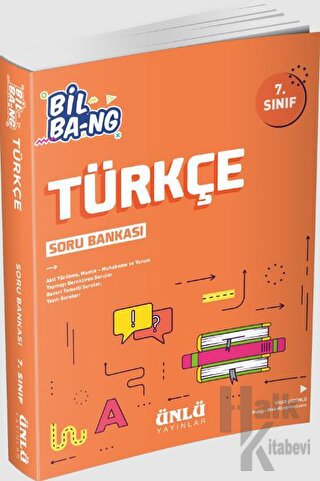 7. Sınıf Bil Ba-ng Türkçe Soru Bankası Ünlü Yayınları - Halkkitabevi