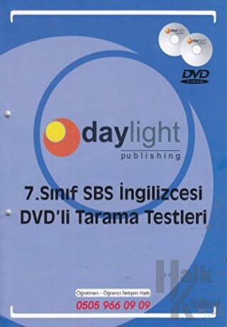 7. Sınıf SBS İngilizcesi DVD’li Tarama Testleri