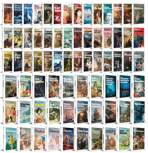 Büyük Dünya Klasikleri Seti - 72 Kitap - Halkkitabevi