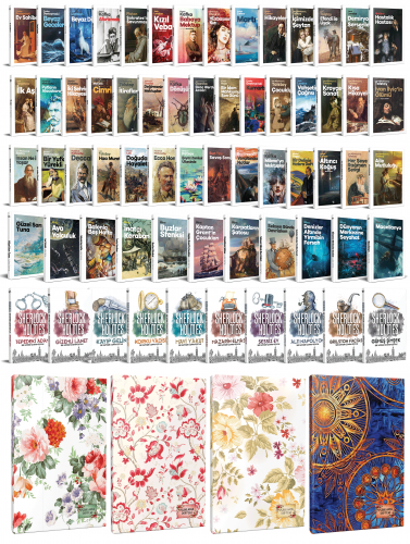 74 Dünya Klasiği ve Çiçekli Planlama Defteri Seti -1 - Halkkitabevi