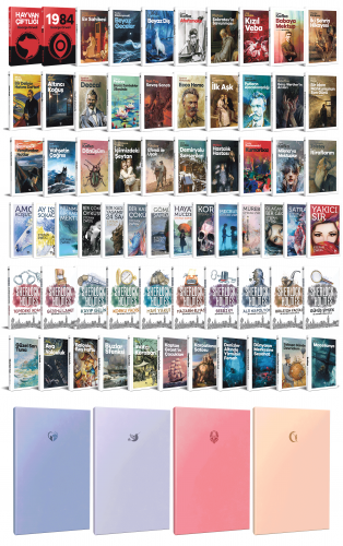 75 Dünya Klasiği ve Pastel Çizgisiz Defter Seti -1 - Halkkitabevi