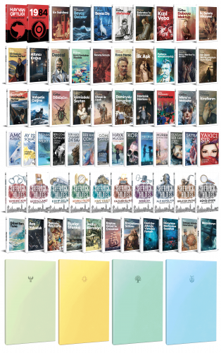 75 Dünya Klasiği ve Pastel Çizgisiz Defter Seti -2 - Halkkitabevi
