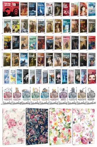 78 Dünya Klasiği ve Çiçekli Planlama Defteri Seti -2