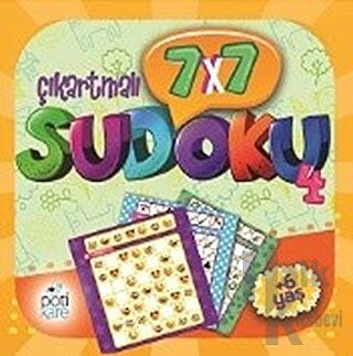 7x7 Çıkartmalı Sudoku - 4 (Çıkartmalı) - Halkkitabevi