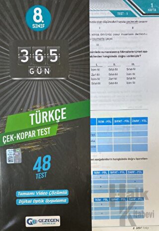 8.Sınıf Türkçe 48 Yaprak Test