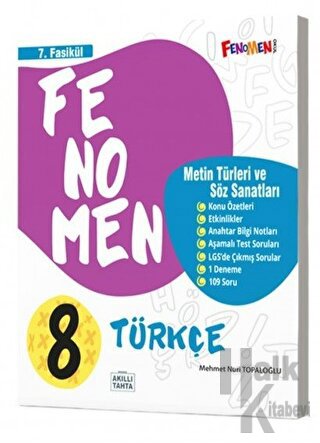 8. Sınıf Türkçe 7. Fasikül Fenomen Yayınları