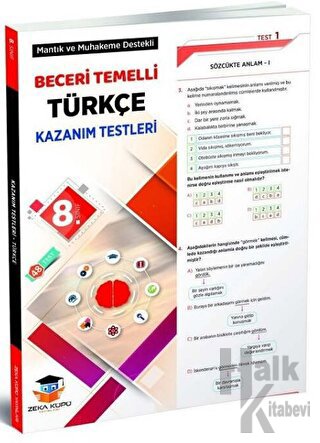 8. Sınıf Türkçe Beceri Temelli ​Kazanım Testleri