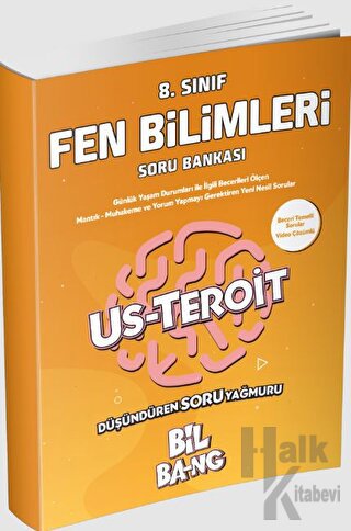 8. Sınıf Us-Teroit Fen Bilimleri Soru Bankası Ünlü Yayınları - Halkkit