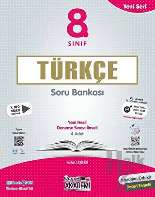 8. Sınıf Yeni Seri Türkçe Soru Bankası Üçgen Yayıncılık - Halkkitabevi