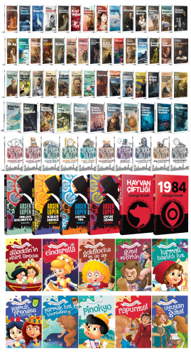 Büyük Dünya Klasikleri - 80 Klasik ve Resimli Masallar - Halkkitabevi