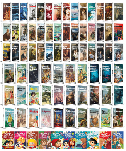 Büyük Dünya Klasikleri - 82 Klasik ve Resimli Masallar - Halkkitabevi