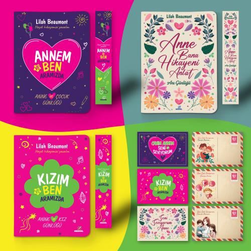 Anne Kız Arasında - Ayraç ve Kartpostal İlaveli - Halkkitabevi