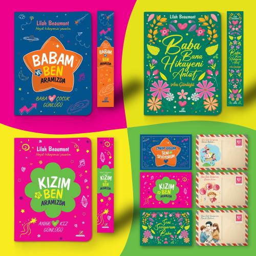 Baba Kız Arasında - Ayraç ve Kartpostal İlaveli - Halkkitabevi