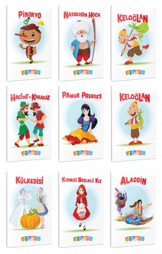 9'lu 64 Sayfa 13,5x19,5 Okul Defteri Seti 6 - Halkkitabevi