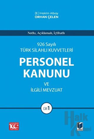 926 Sayılı Türk Silahlı Kuvvetleri Personel Kanunu ve İlgili Mevzuat (2 Cilt)