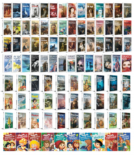 Büyük Dünya Klasikleri - 96 Klasik ve Resimli Masallar - Halkkitabevi