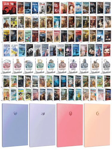 99 Dünya Klasiği ve Pastel Çizgisiz Defter Seti -1 - Halkkitabevi