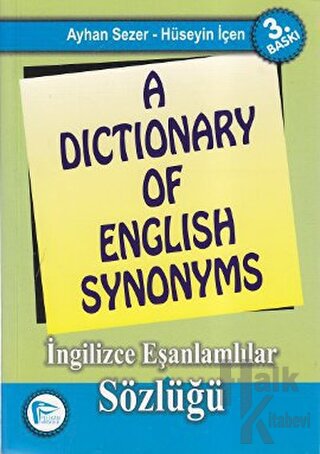 A Dictionary of English Synonyms / İngilizce Eşanlamlılar Sözlüğü - Ha