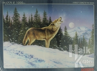 A Wolf's Song to the Moon Puzzle (1000 Parça)