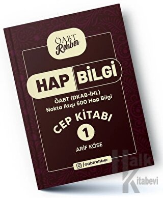 ACEGEN Yayınları ÖABT (DKAB-İHL) Rehber Hap Bilgiler Cep Kitabı 1 - Ha