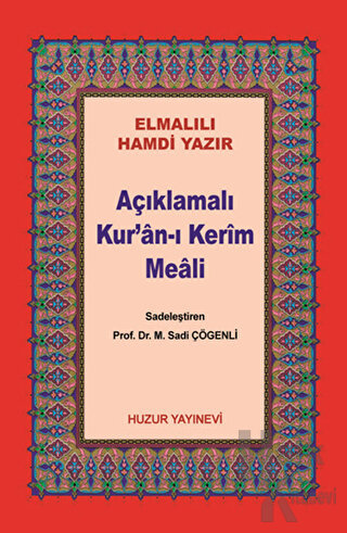 Açıklamalı Kur'an-ı Kerim Meali -(Kod:045) - Halkkitabevi
