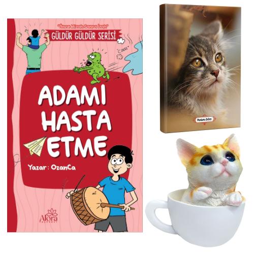 Adamı Hasta Etme - Mini Kedi Planlama Defteri ve Fincanda Kedi Kumbara