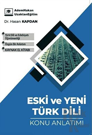 Adem Hakan ÖABT Türk Dili ve Edebiyatı Eski ve Yeni Türk Dili Konu Anl