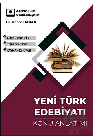Adem Hakan ÖABT Türkçe Yeni Türk Edebiyatı Konu Anlatımı - Halkkitabev