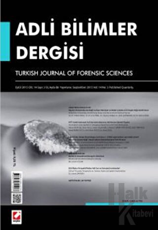 Adli Bilimler Dergisi - Cilt:14 Sayı:3 Eylül 2015 - Halkkitabevi