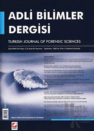 Adli Bilimler Dergisi - Cilt:2 Sayı:3 Eylül 2003 - Halkkitabevi